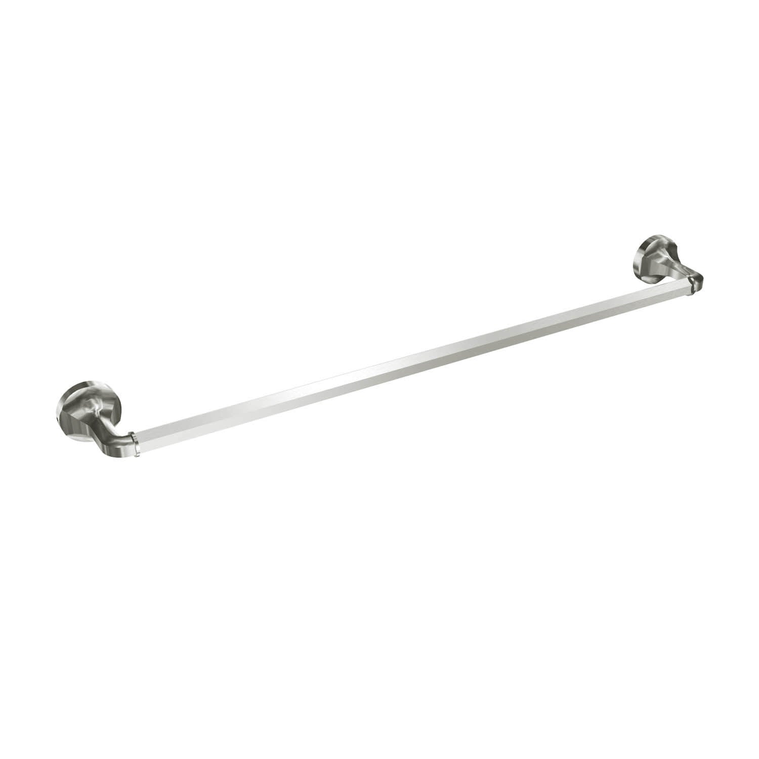 Brushed nickel towel Bar