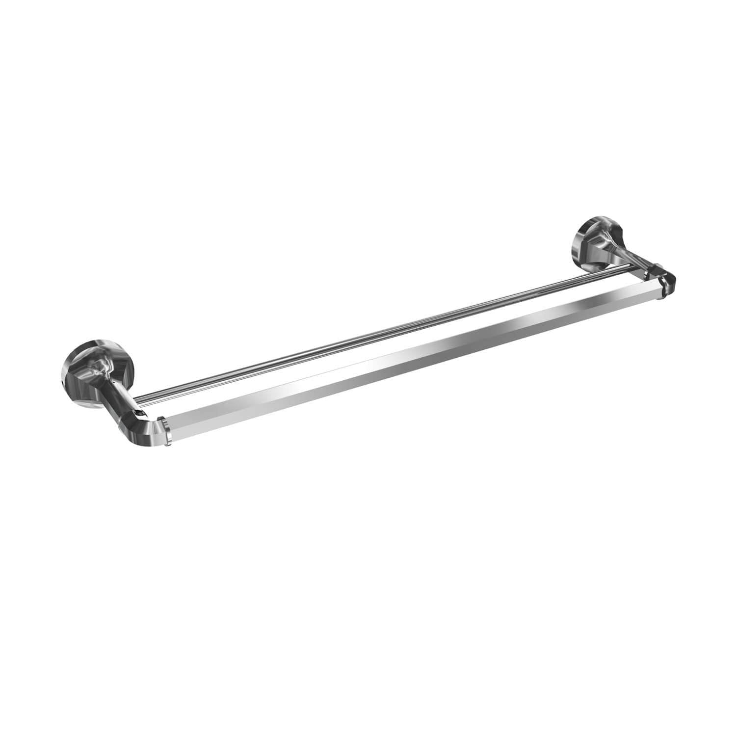 Chrome towel bar