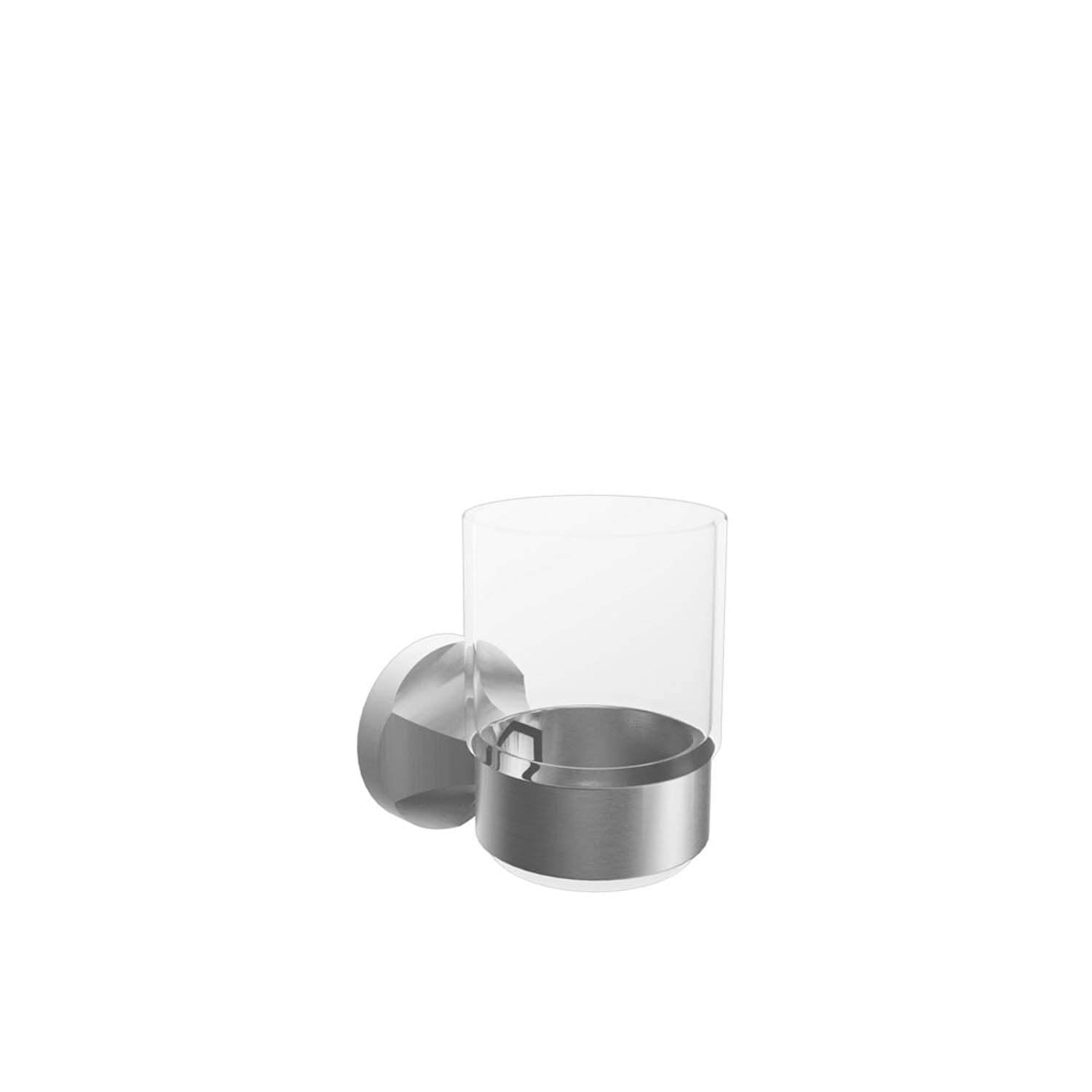 Brushed nickel glass Tumbler