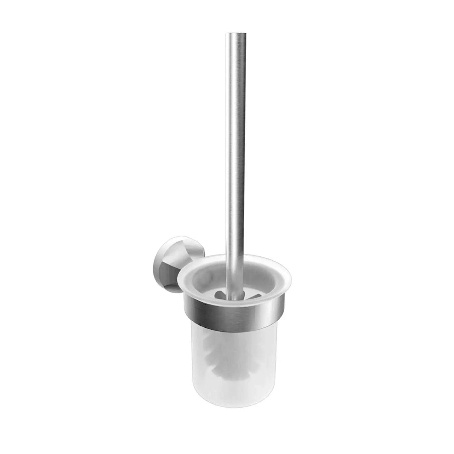 Brushed nickel toilet Brush