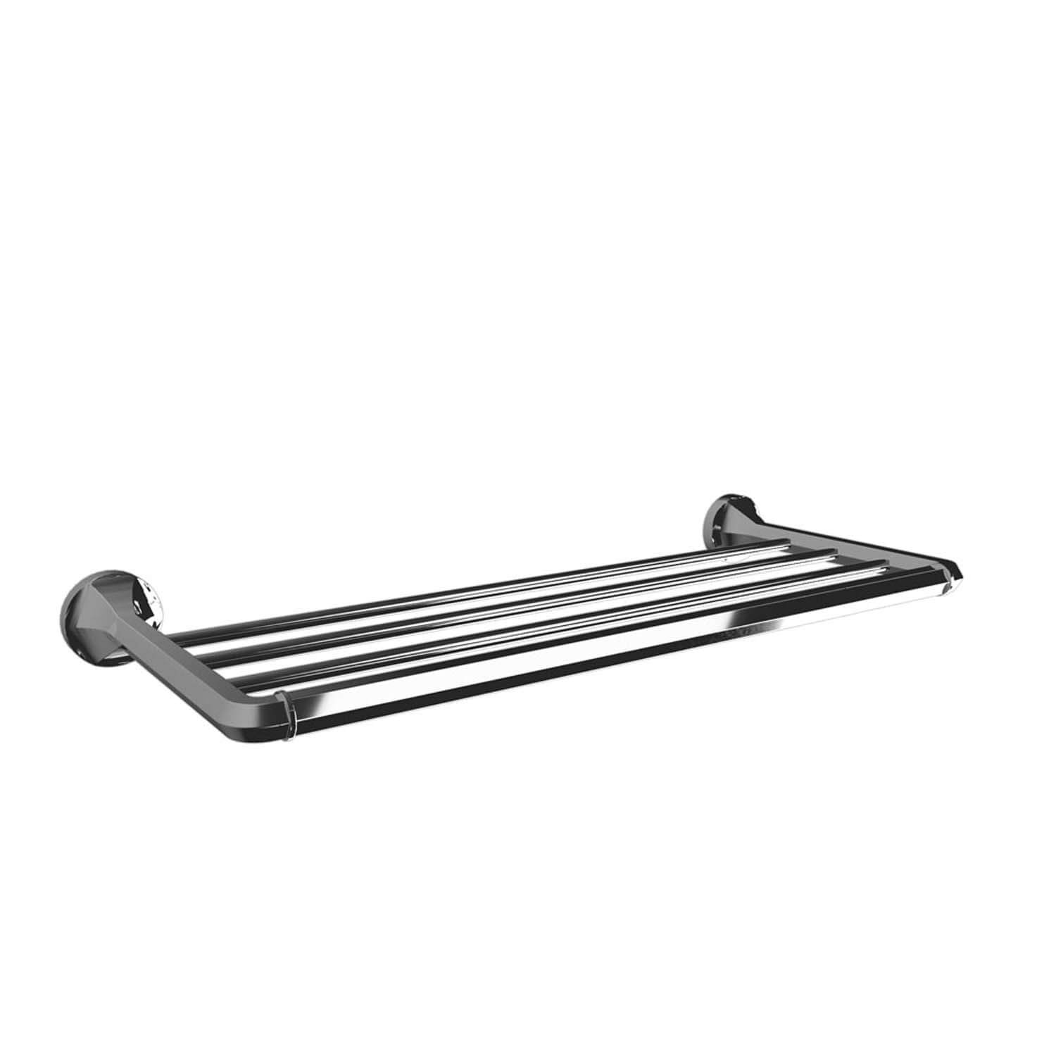 Chrome towel shelf