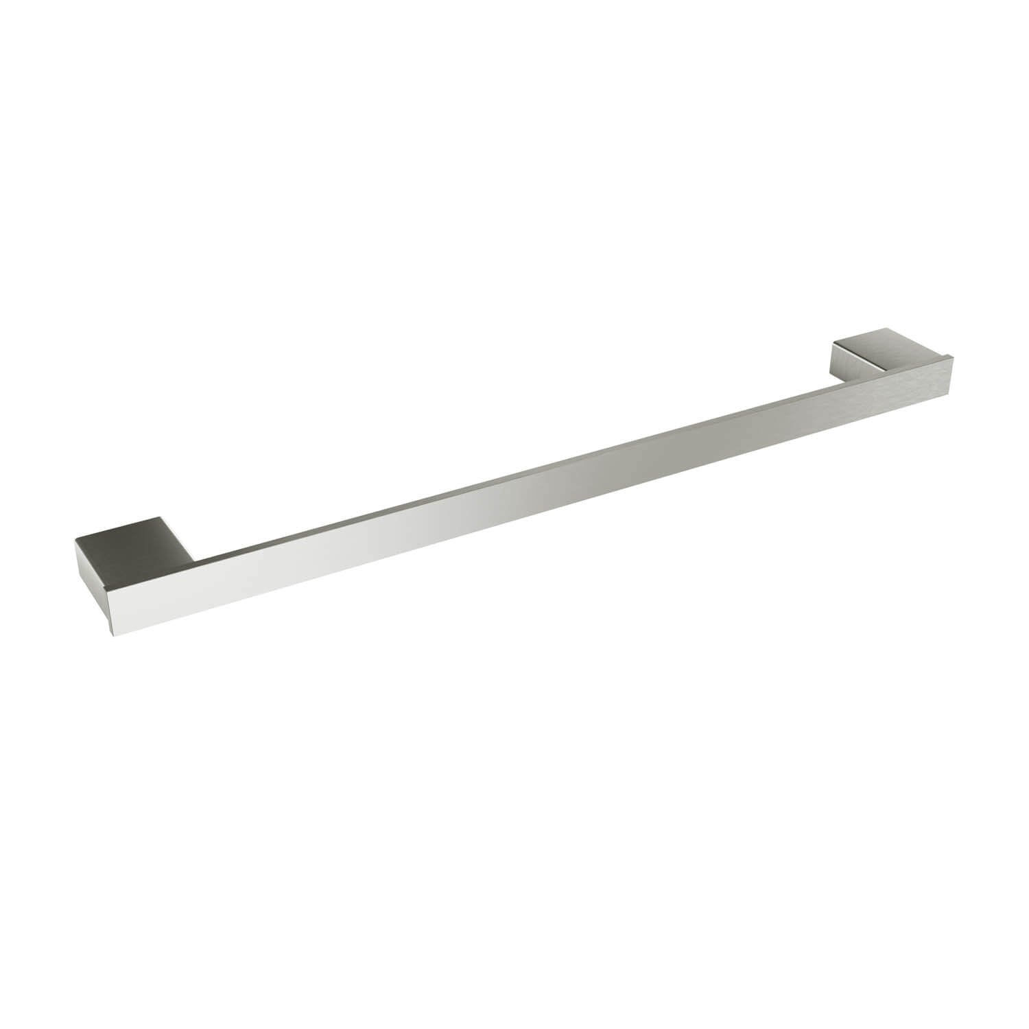 Brushed nickel towel Bar