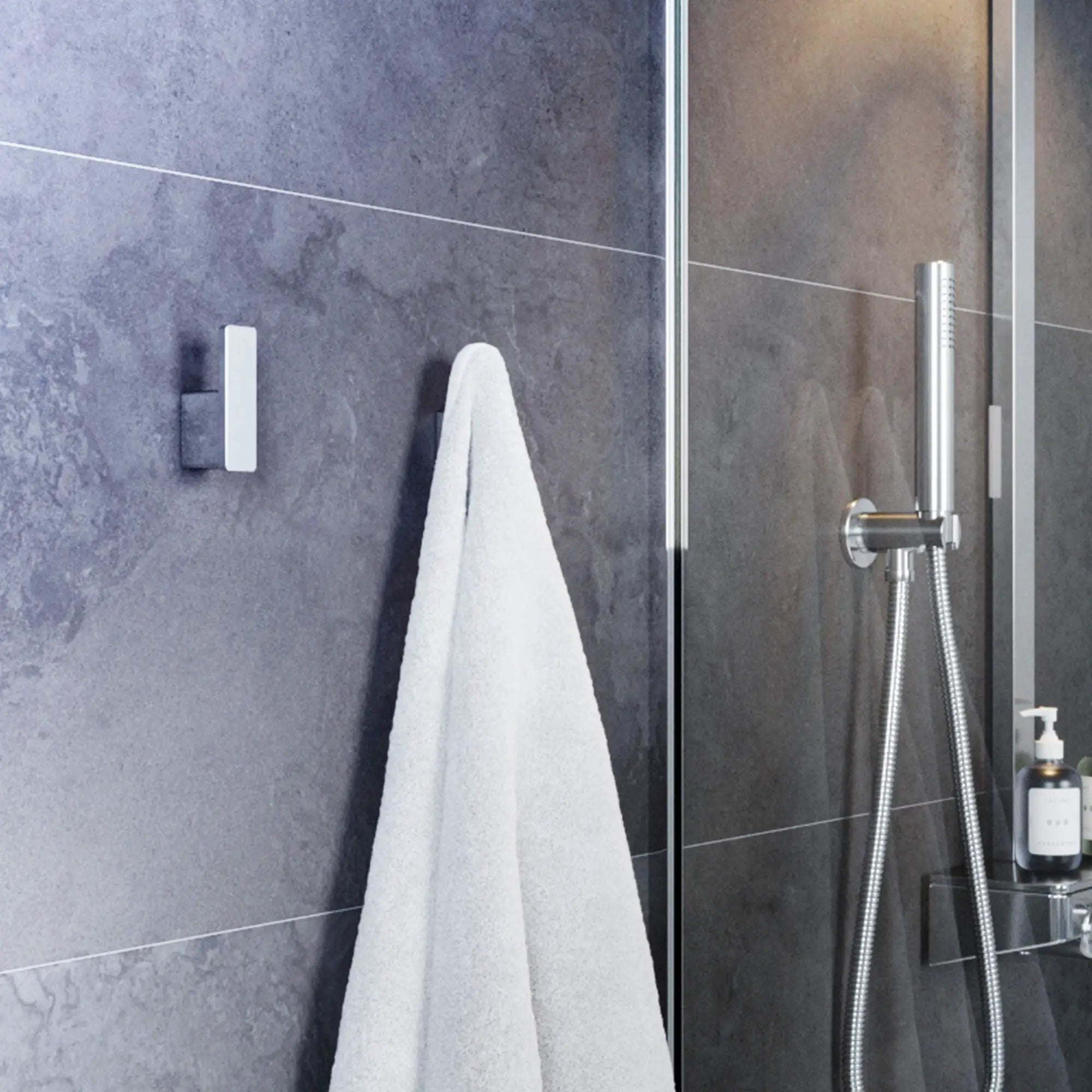 Chrome towel hook