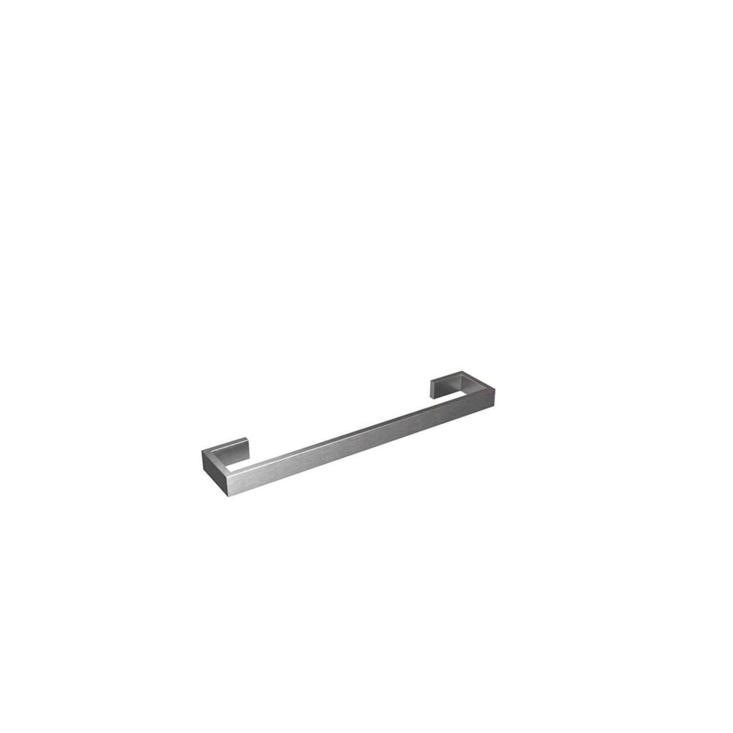 Brushed nickel towel Bar