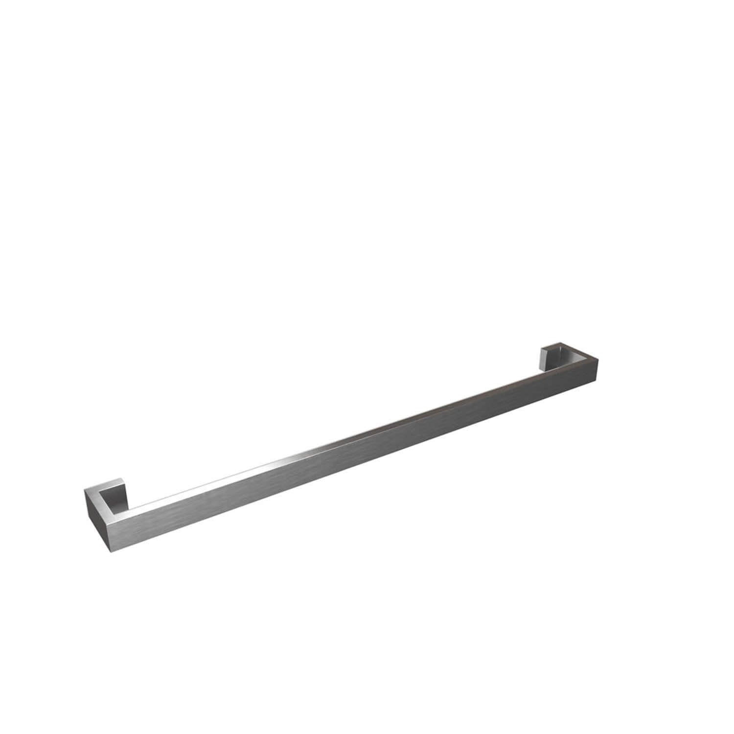 Brushed nickel towel Bar
