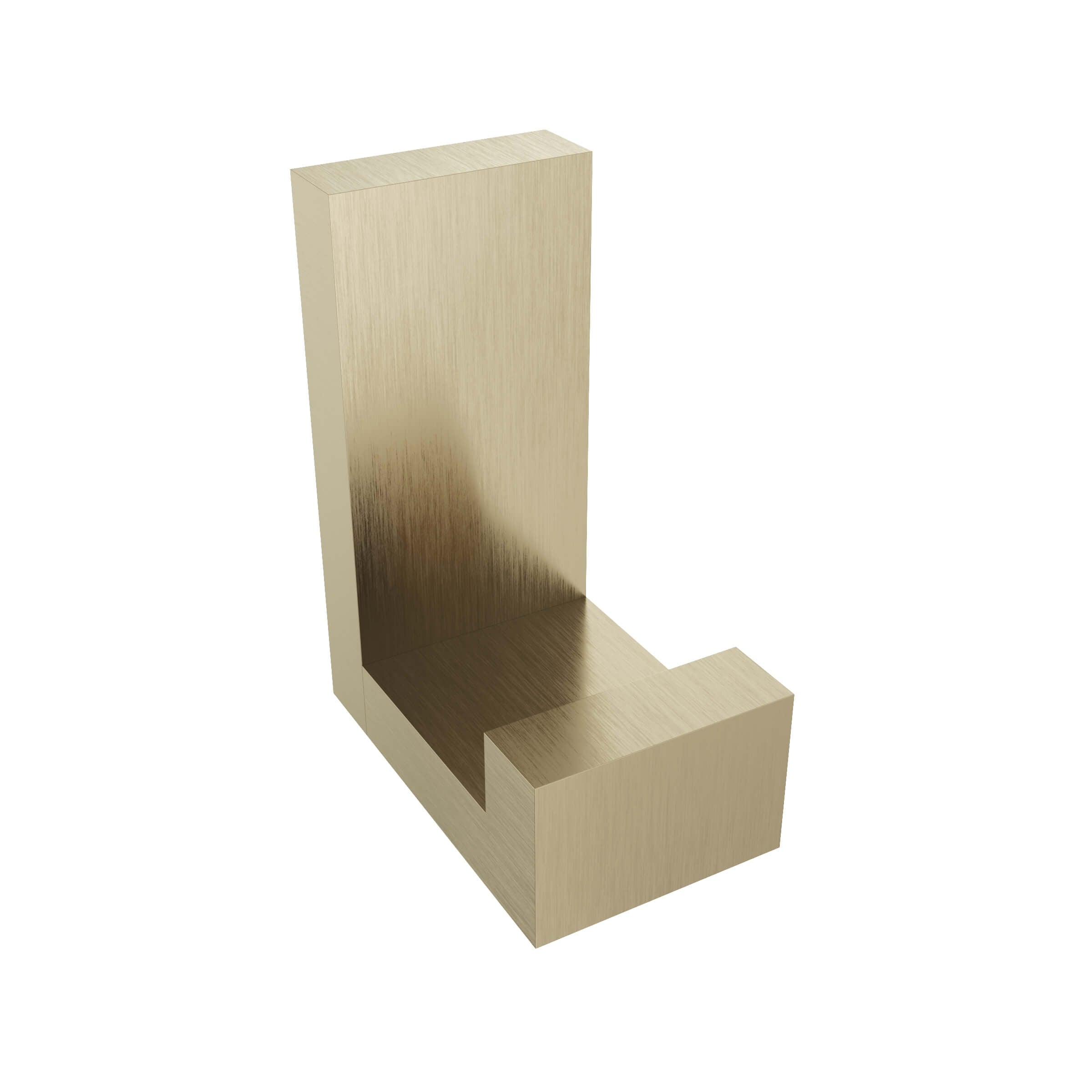 Brushed gold light towel Hook