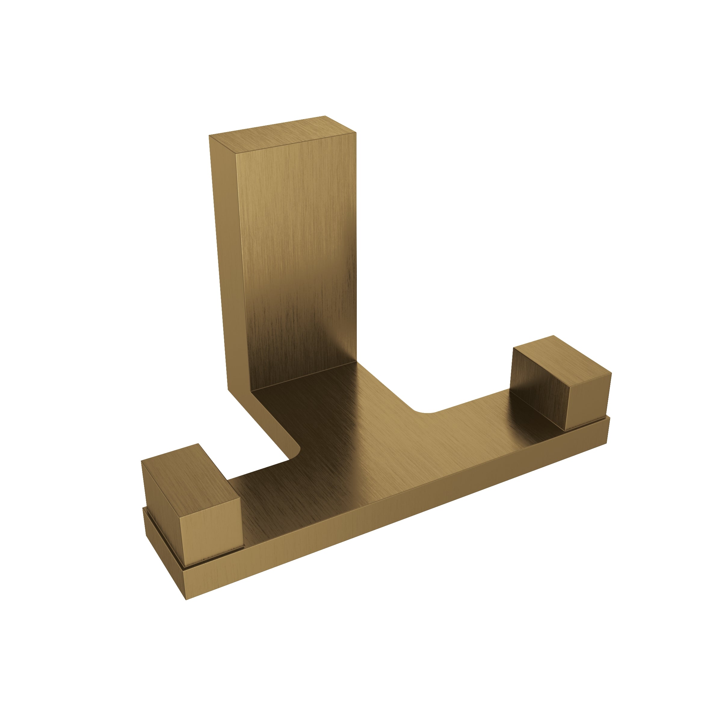 Brushed gold dark towel Hook