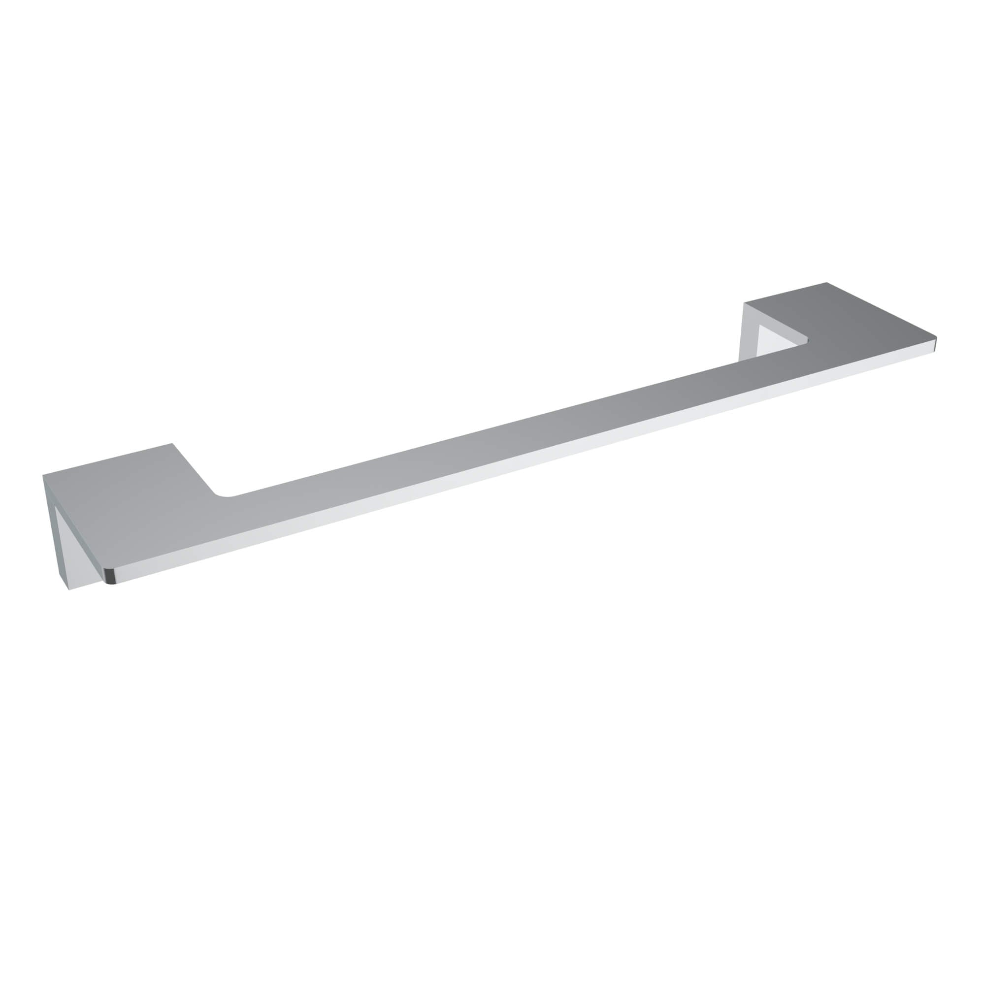 Chrome towel bar