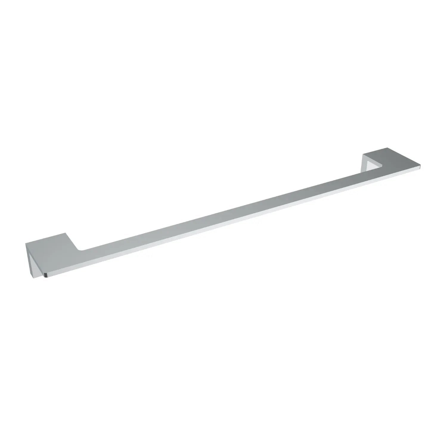 Chrome towel bar
