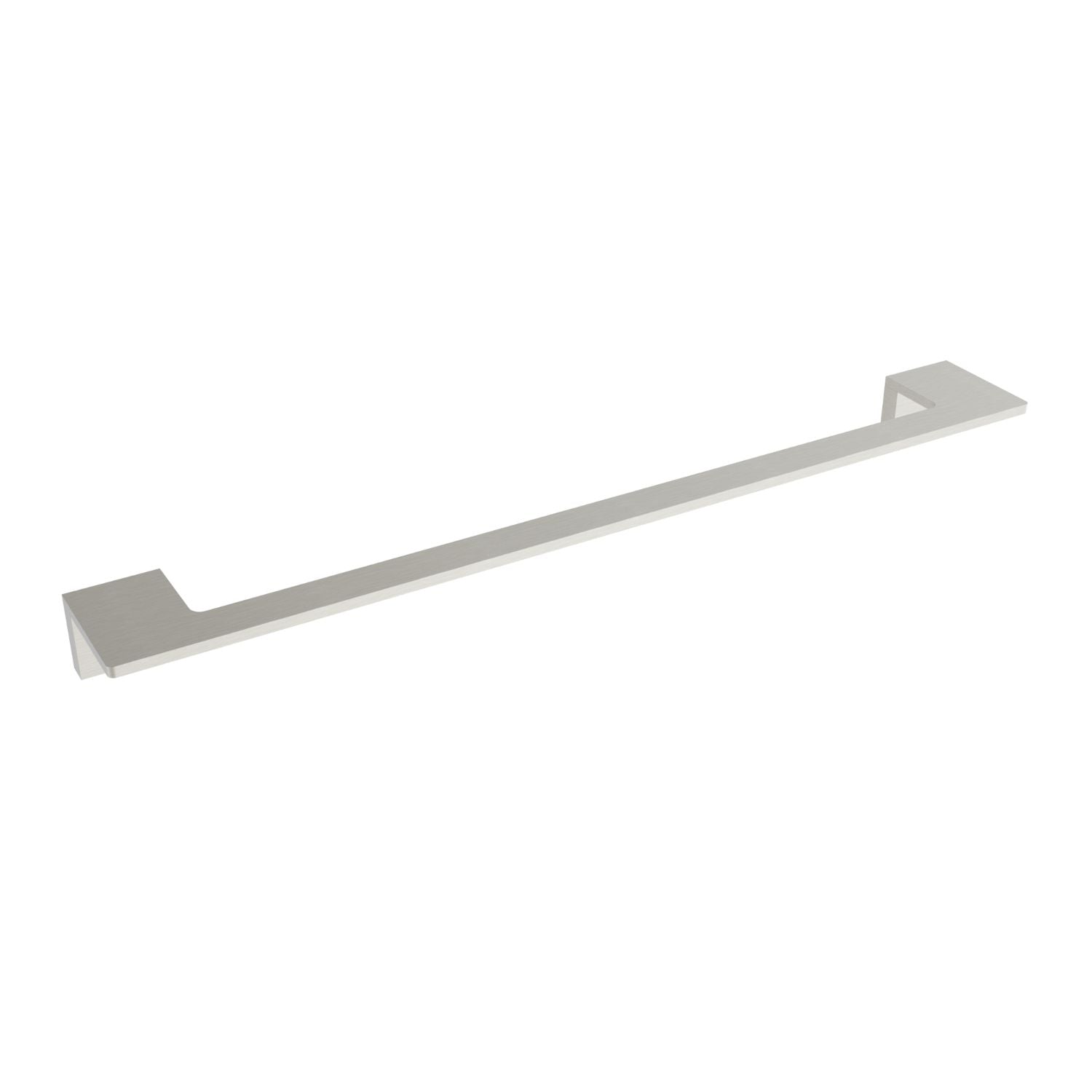 Brushed nickel towel Bar