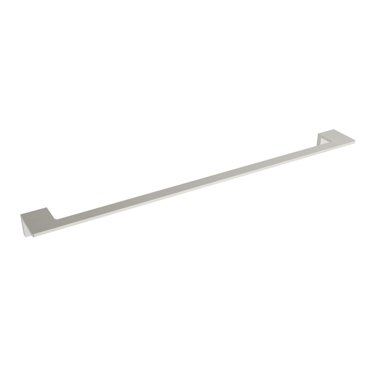 Brushed nickel towel Bar