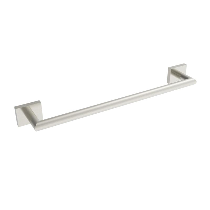 Brushed nickel towel Bar