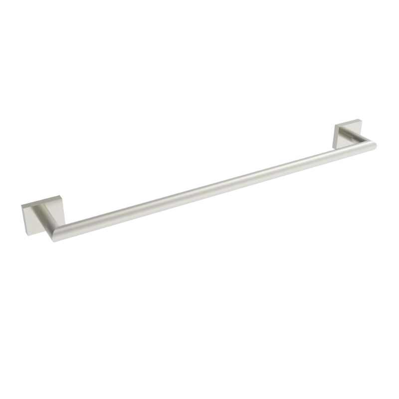 Brushed nickel towel Bar