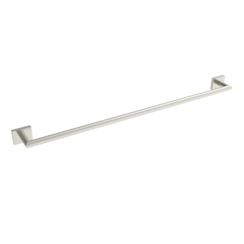 Brushed nickel towel Bar