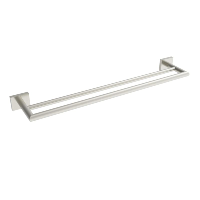 Brushed nickel towel Bar