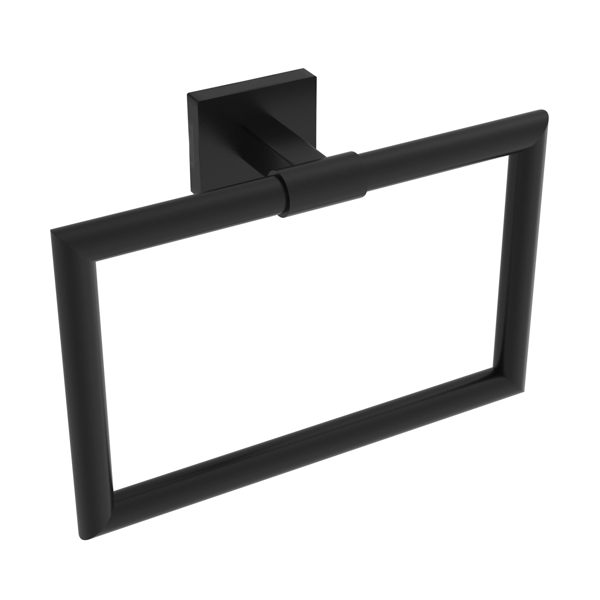 Matte black towel Ring