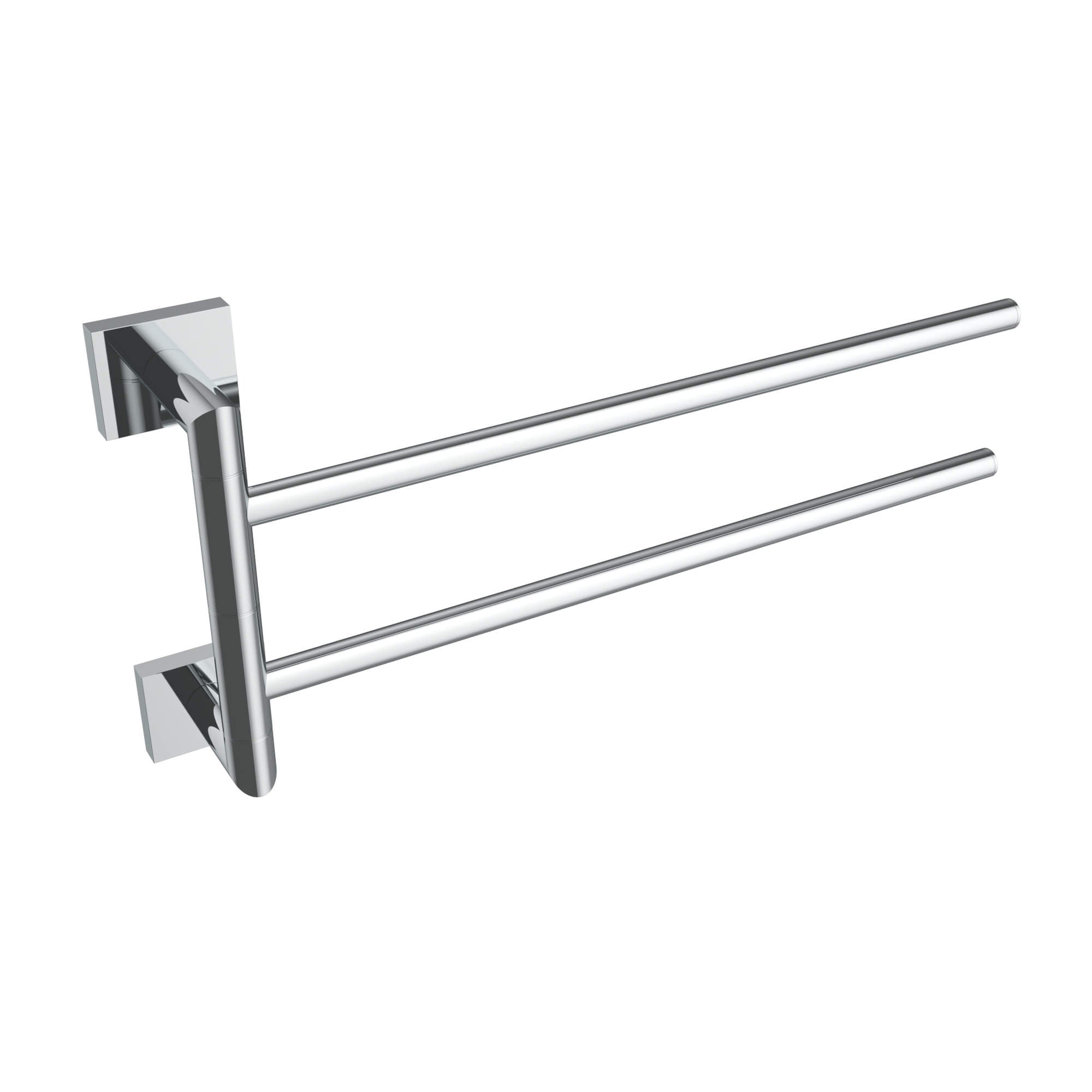 Chrome towel bar