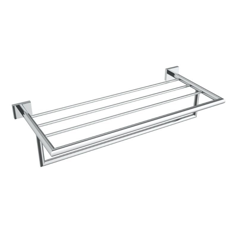 Chrome towel shelf