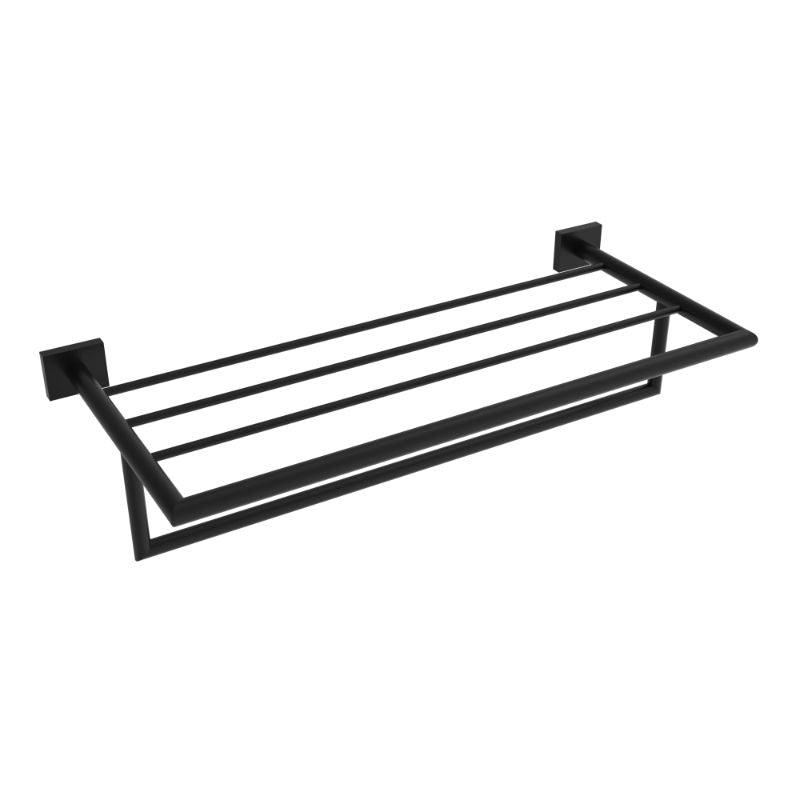 ICO Bath Volkano Crater Towel Shelf With Bar by ICO Bath