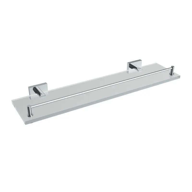 Chrome glass shelf