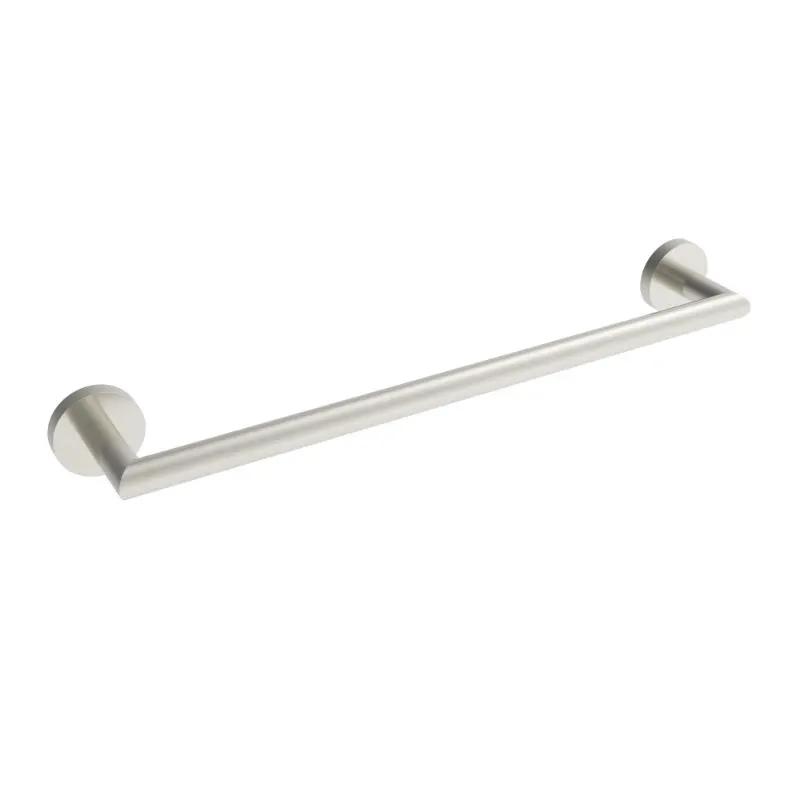 Brushed nickel towel Bar