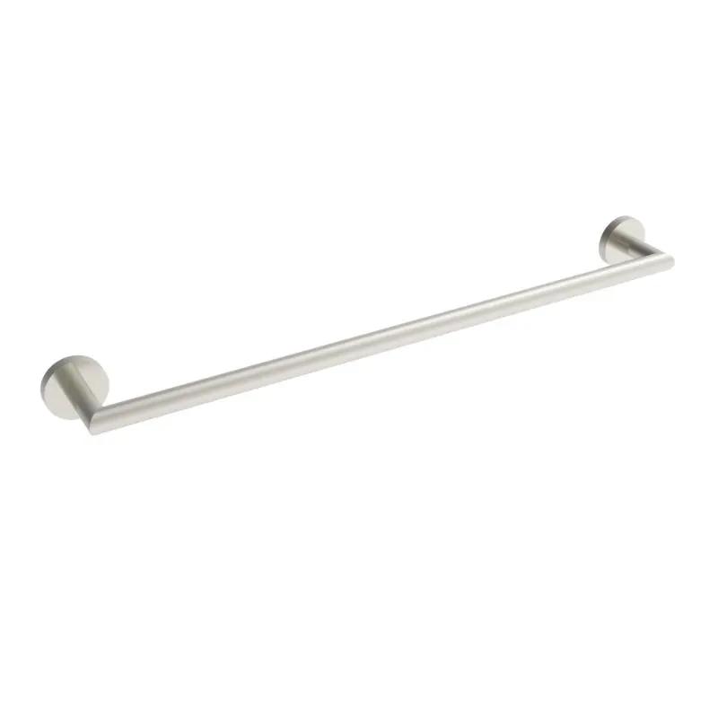 Brushed nickel towel Bar
