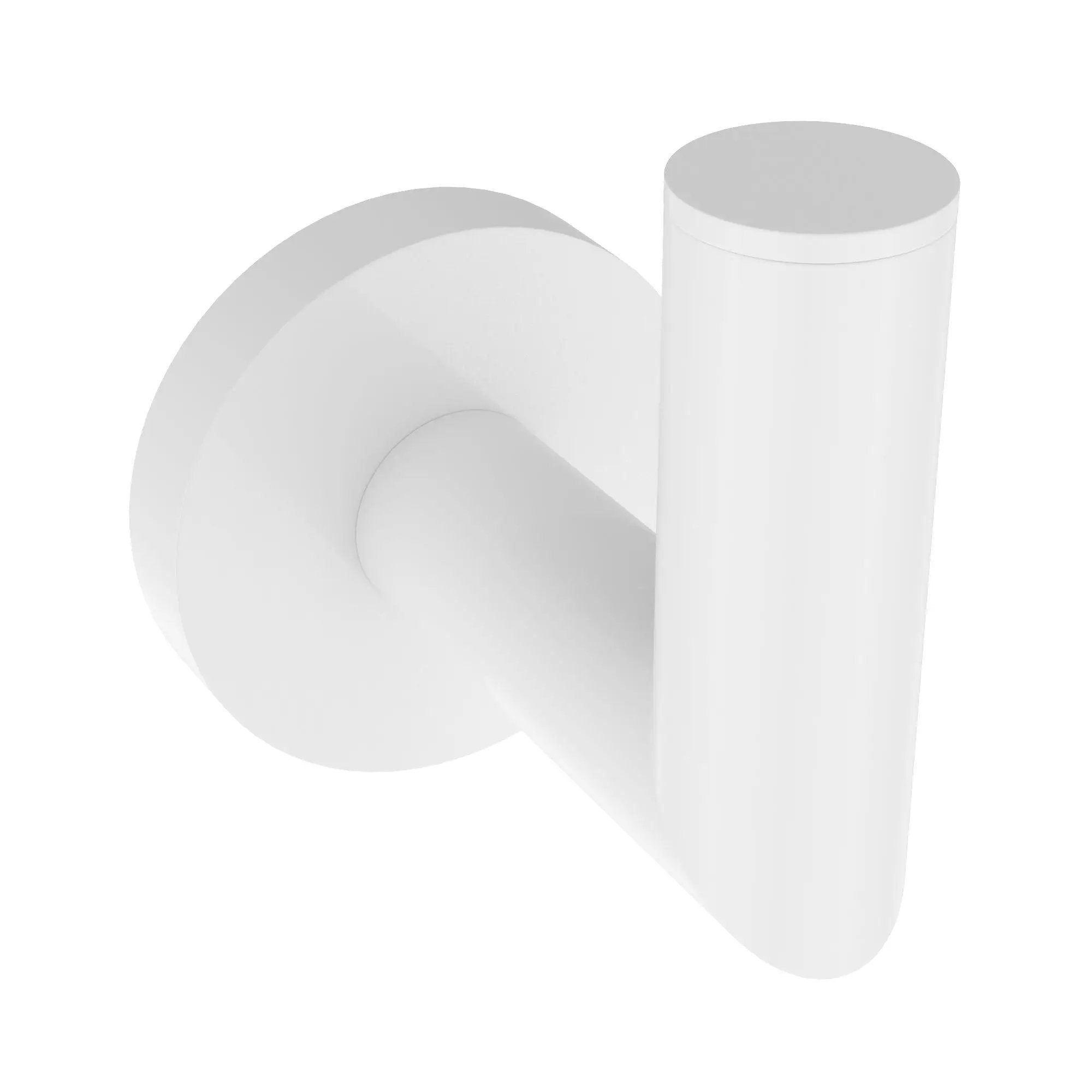 Matte white towel Hook