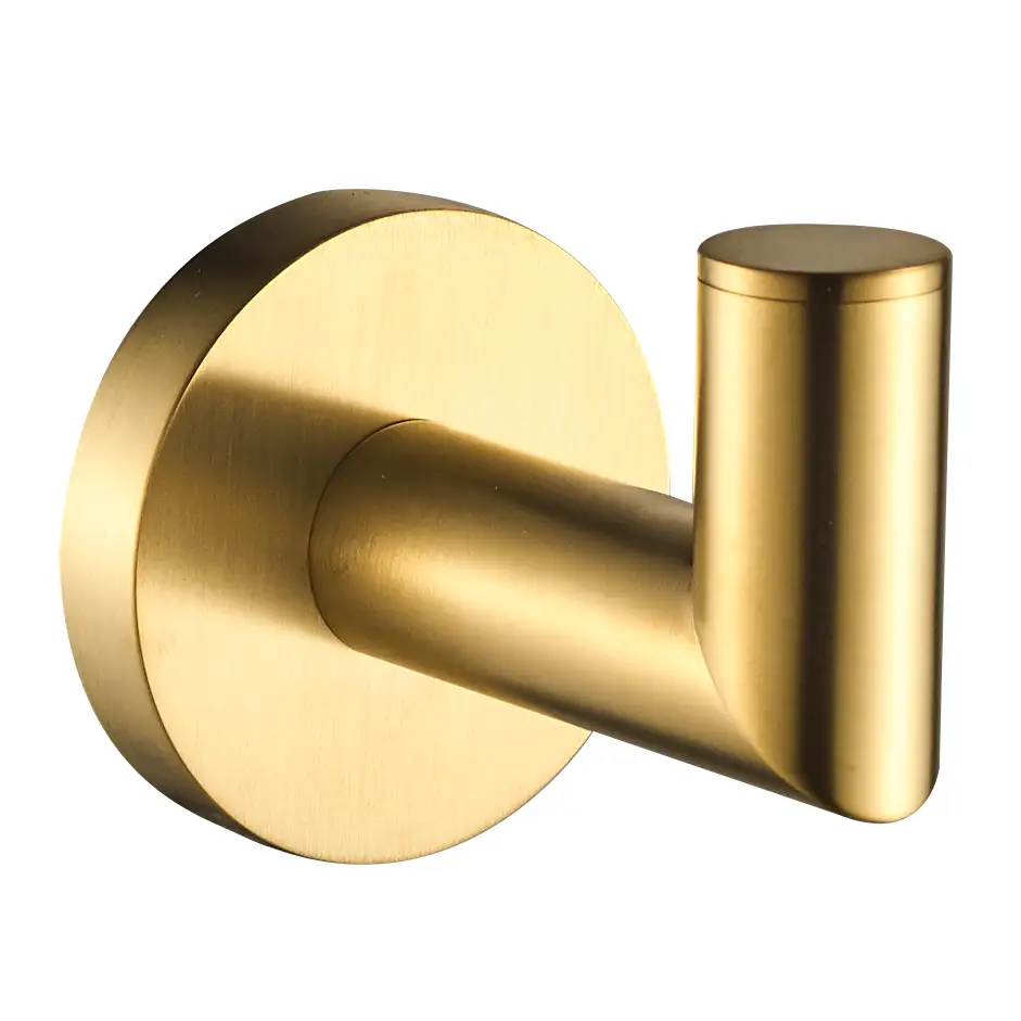 Pvd brushed gold towel Hook