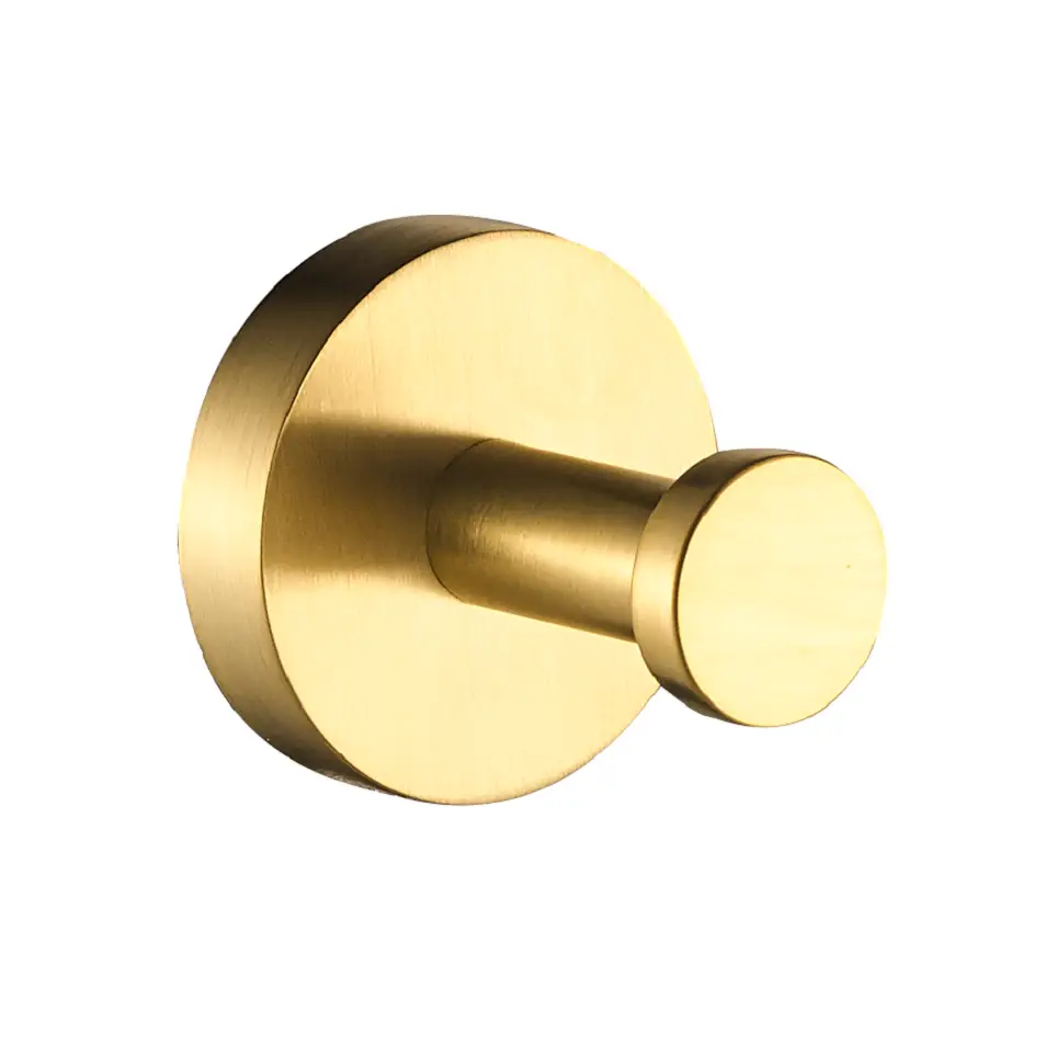 Pvd brushed gold towel Hook