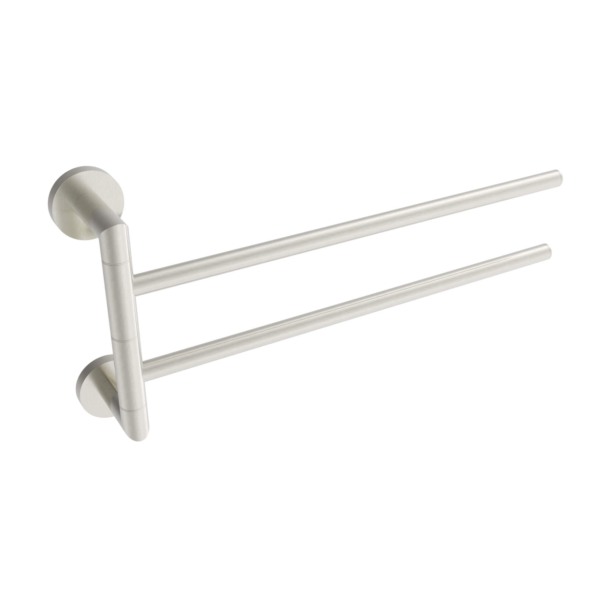 Brushed nickel towel Bar