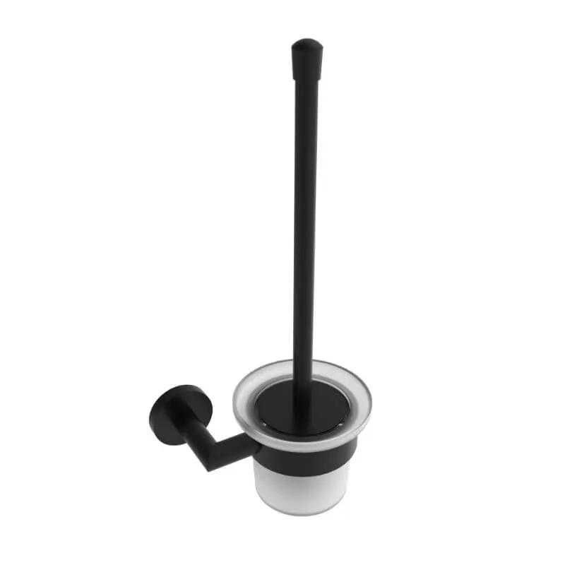Matte black toilet Brush