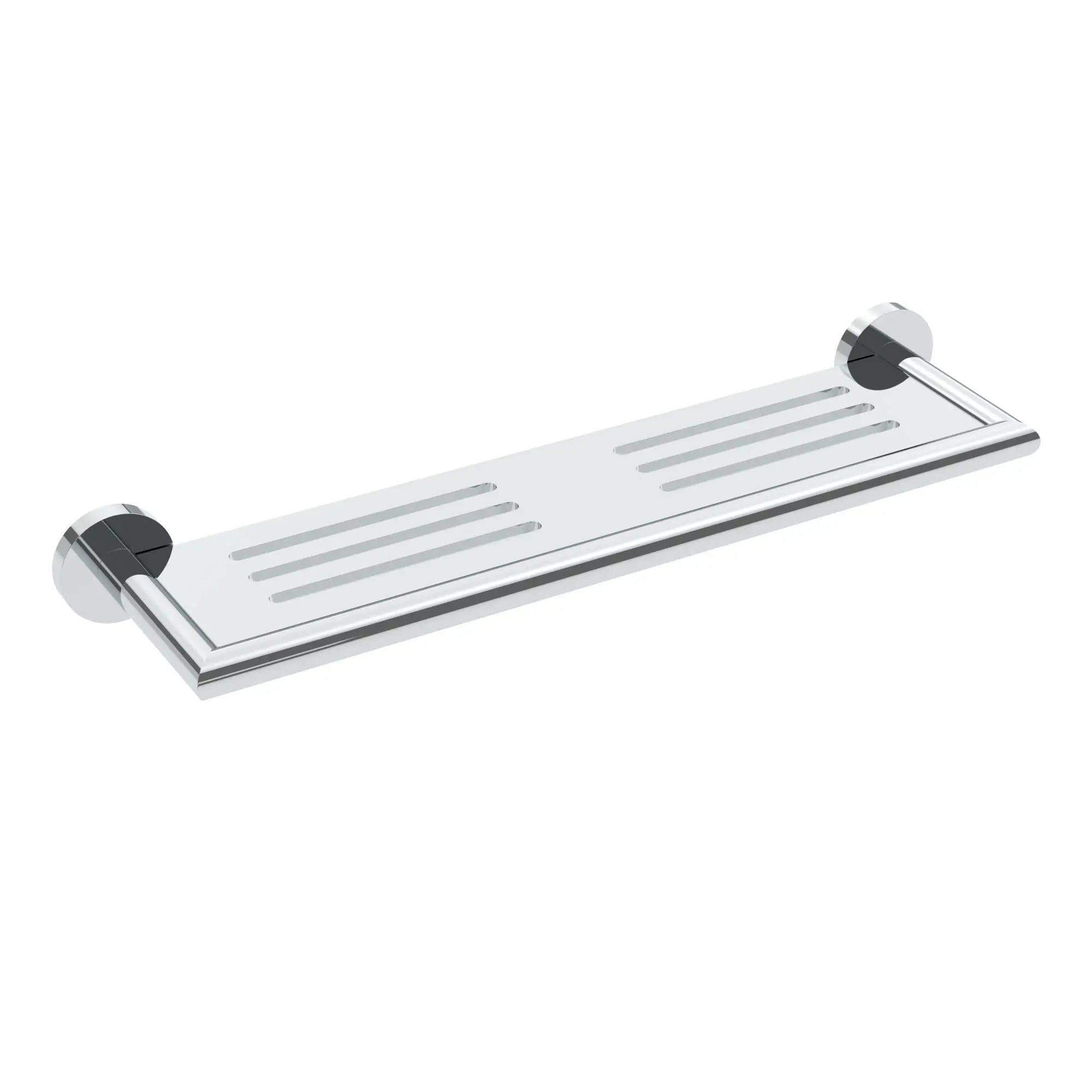 Chrome shower shelf