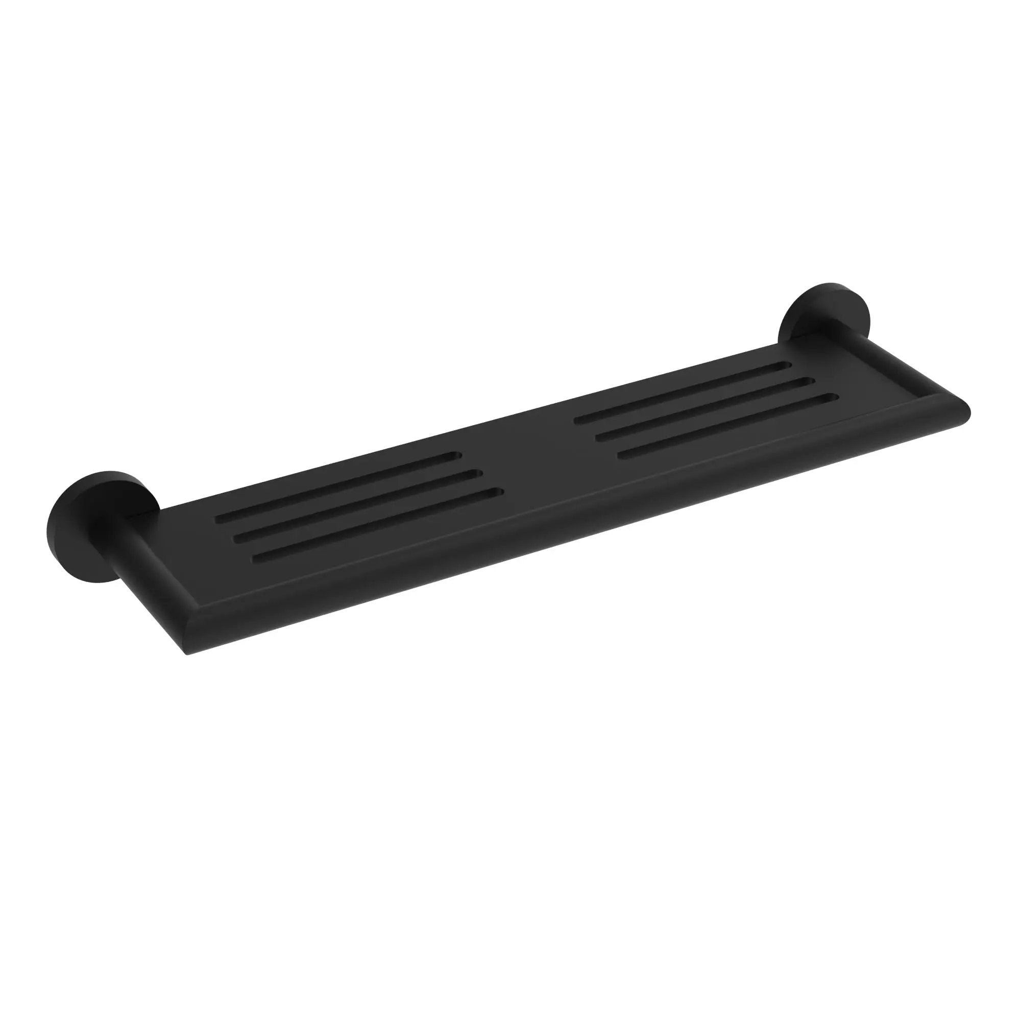 Matte black shower Shelf