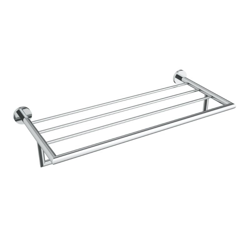 Chrome towel shelf
