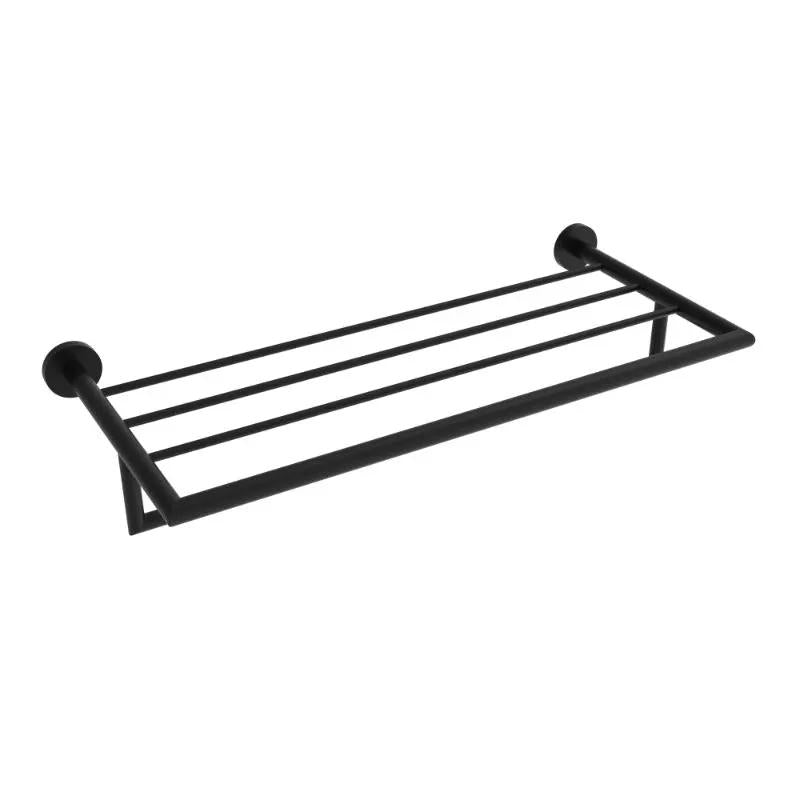Matte black towel Shelf
