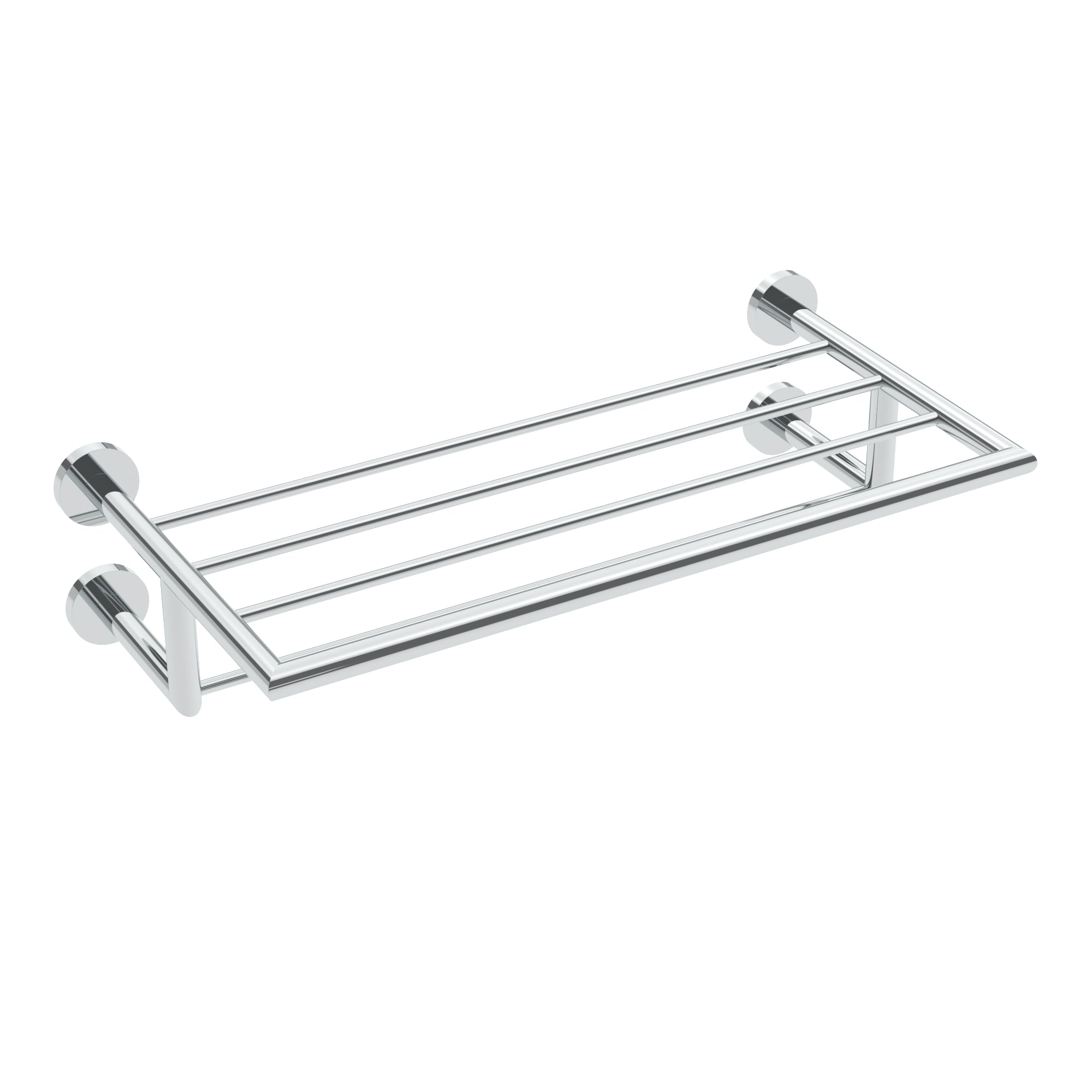 Chrome towel shelf