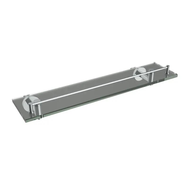 Chrome glass shelf