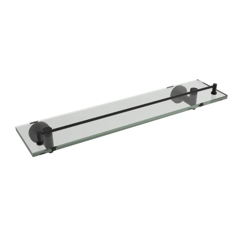 Matte black glass Shelf