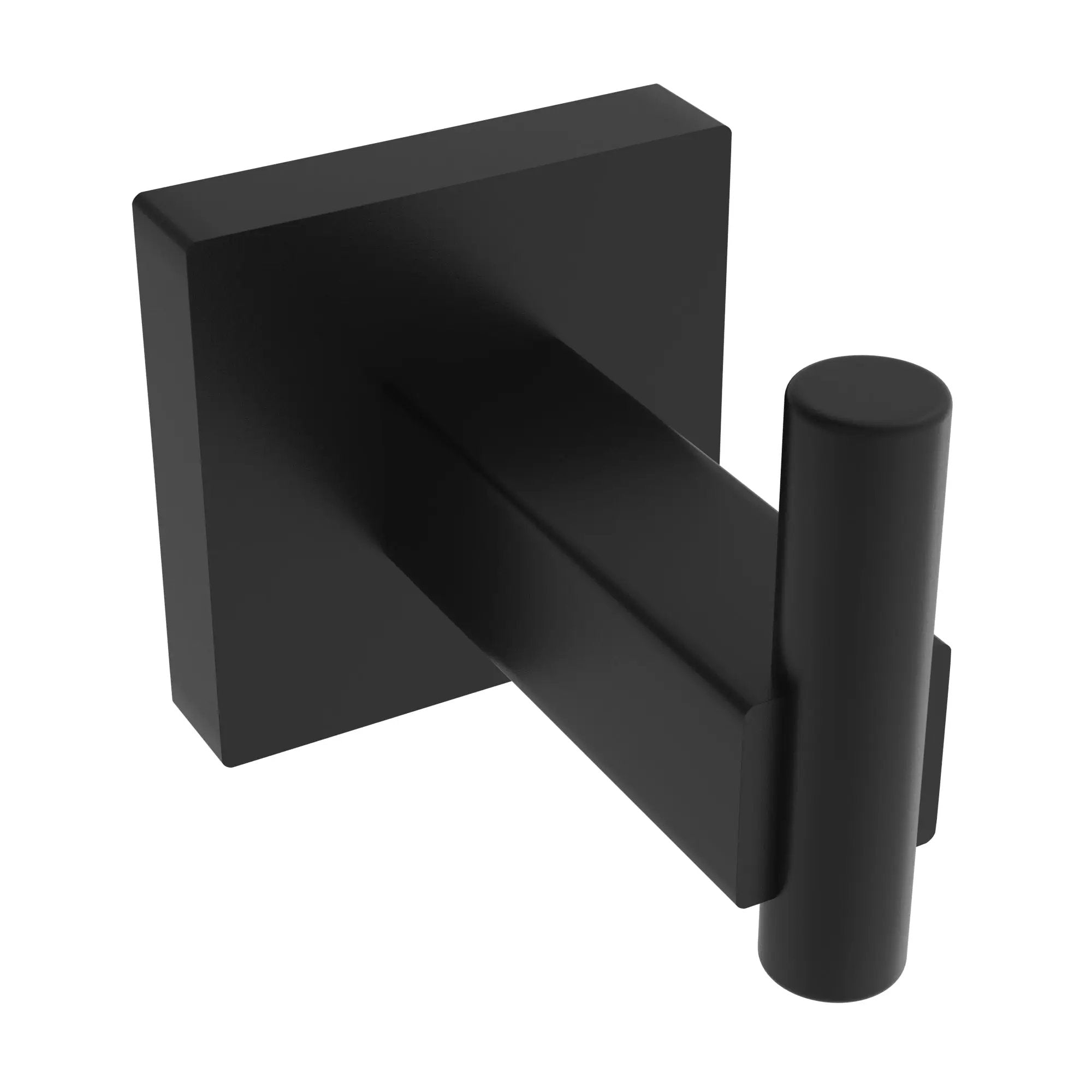 Matte black towel hook