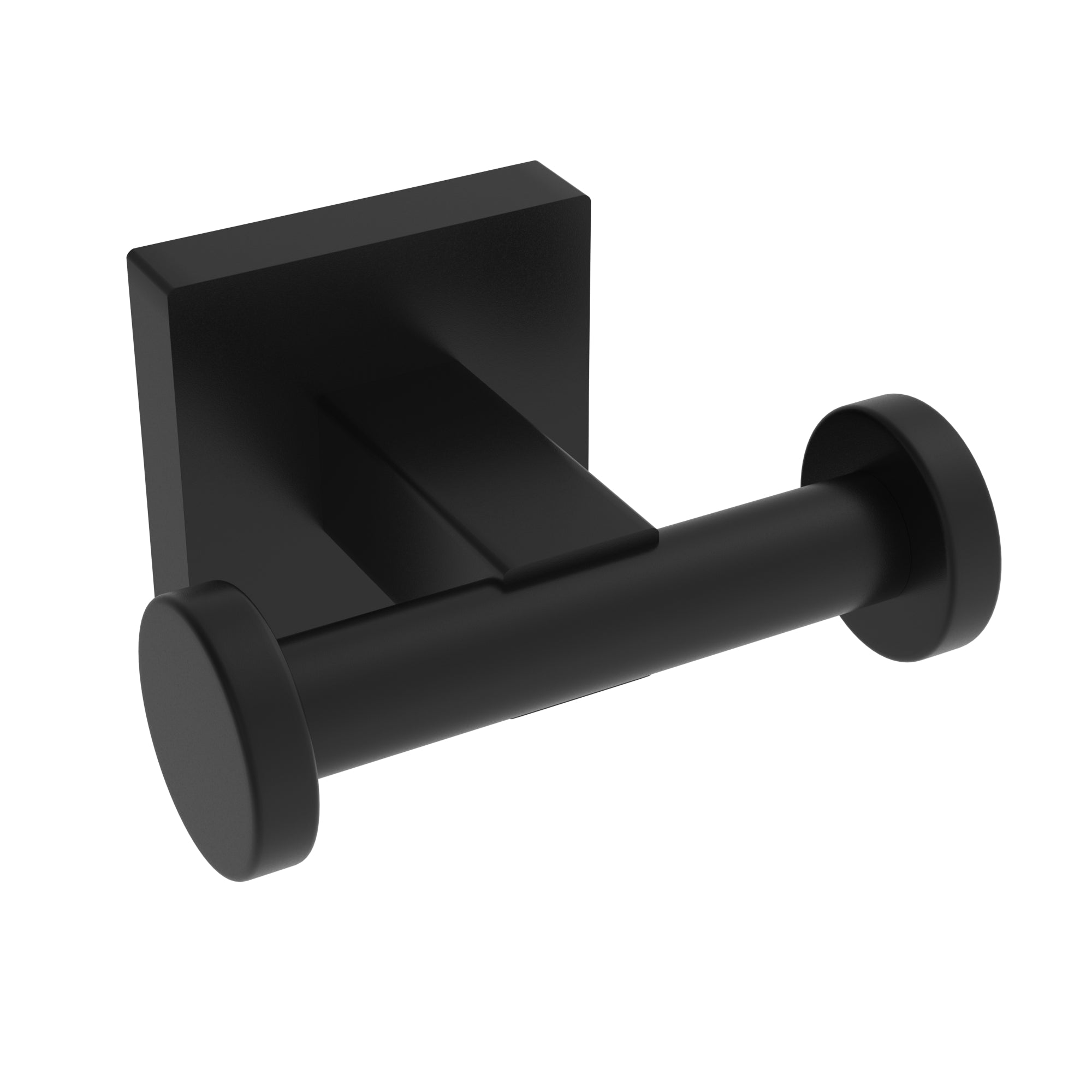 Matte black towel hook
