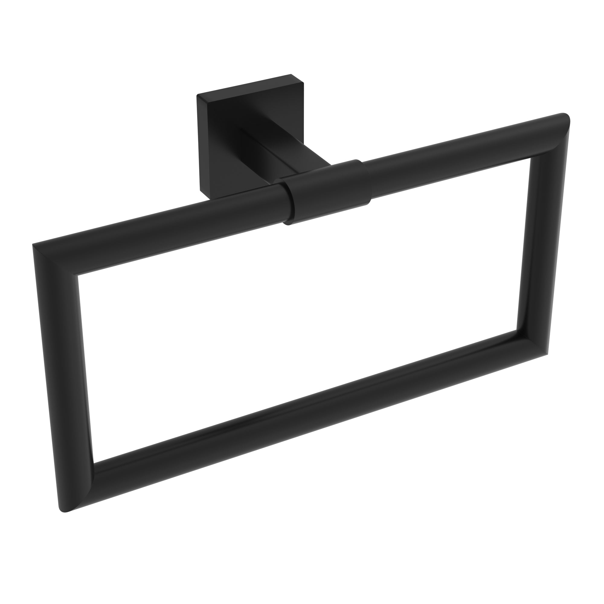 Matte black towel Ring