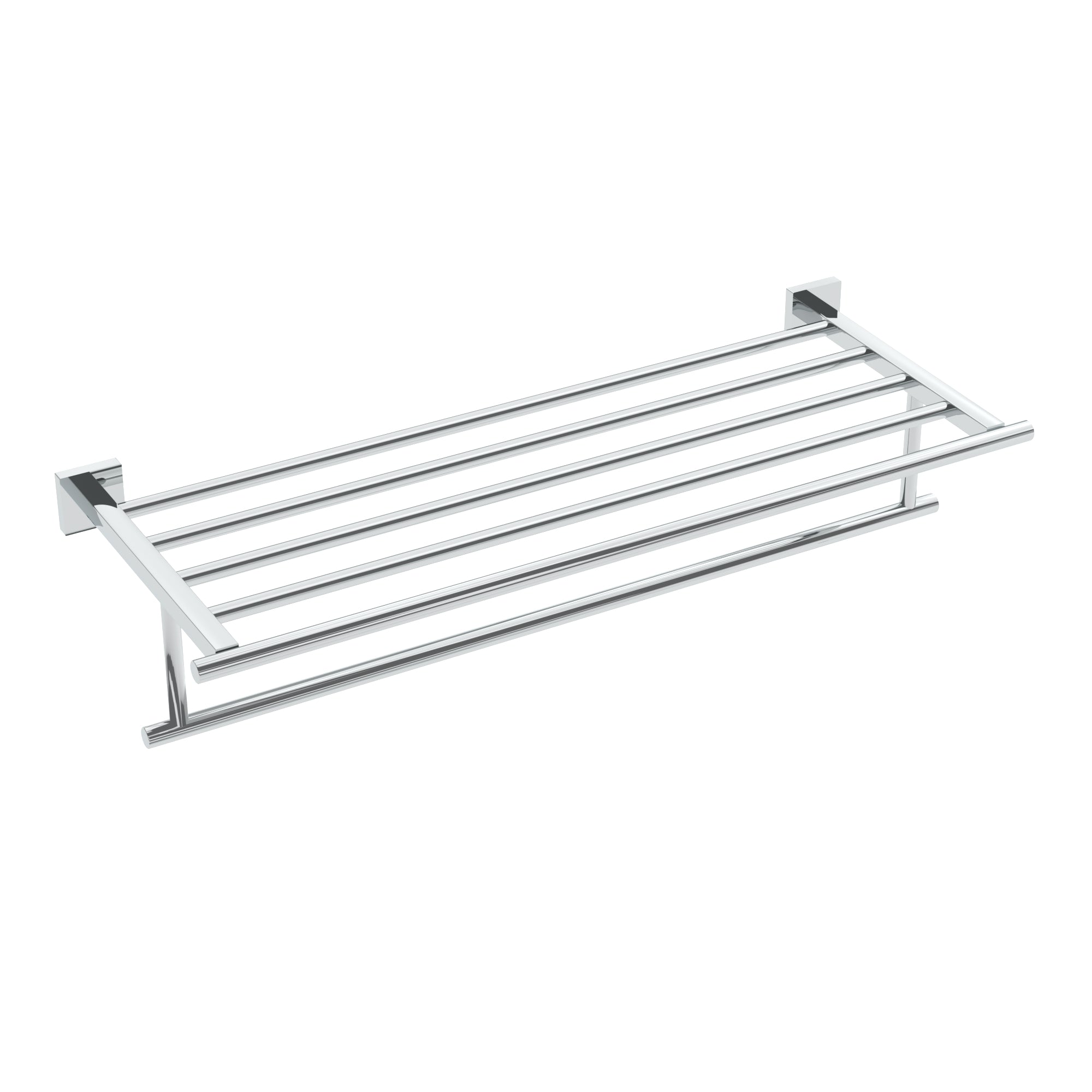 Chrome towel shelf