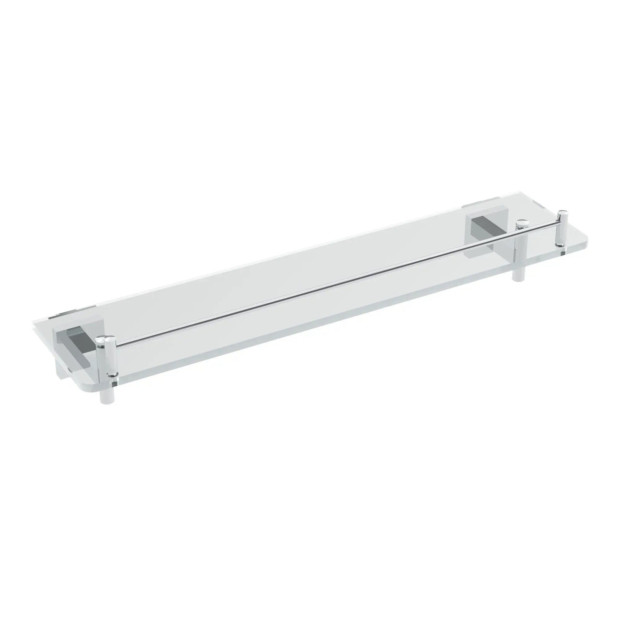 Chrome glass shelf