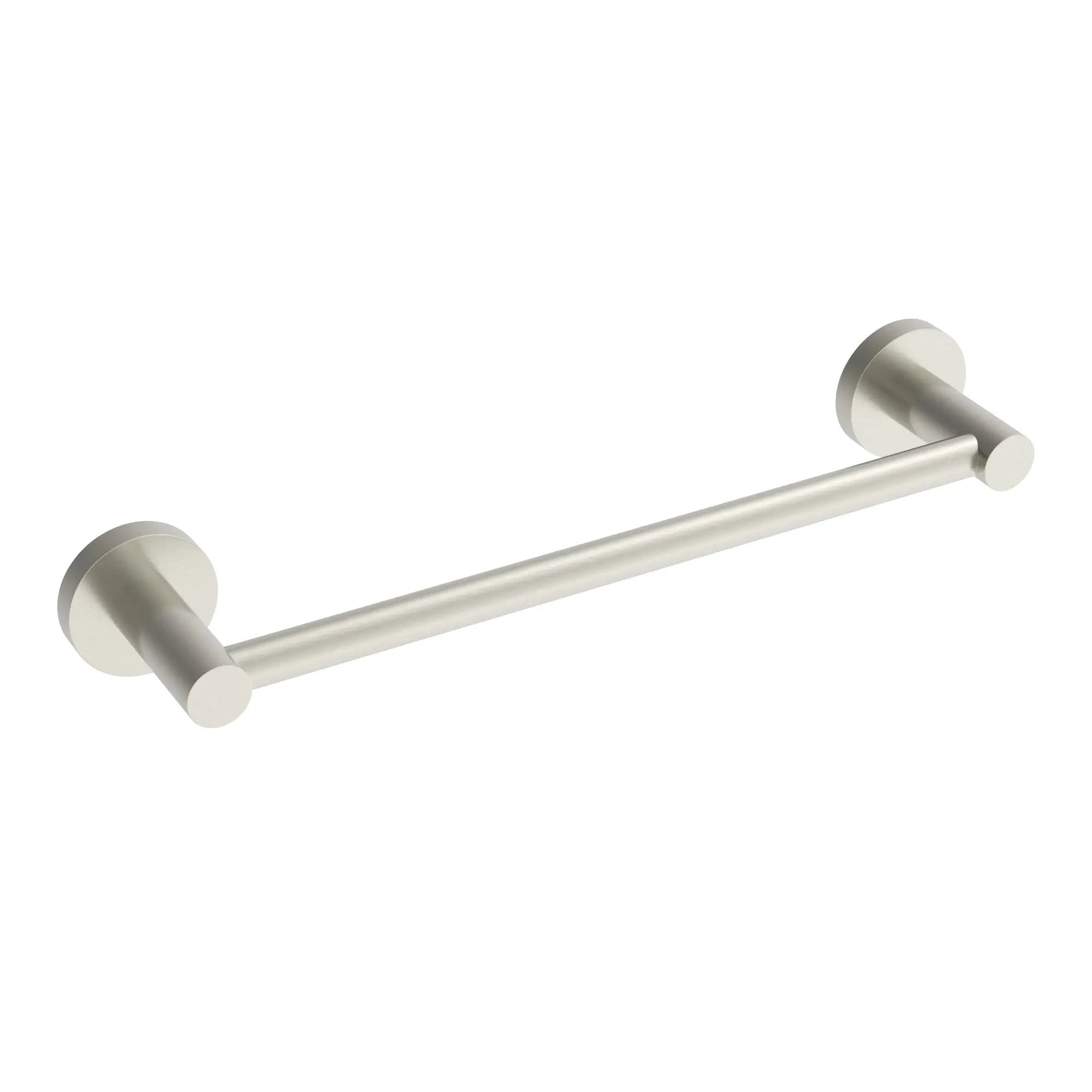 Brushed nickel paper bar