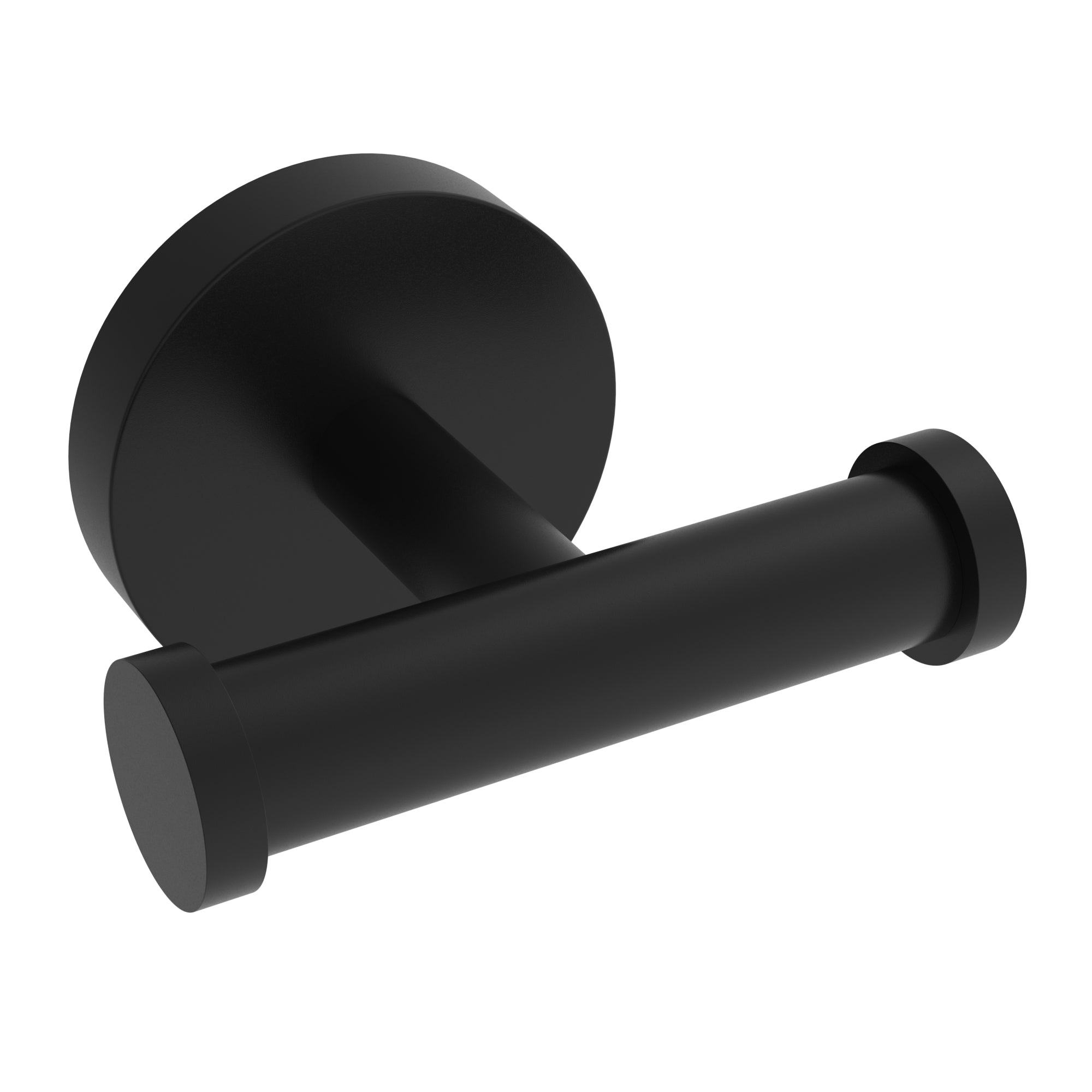 Matte black towel hook