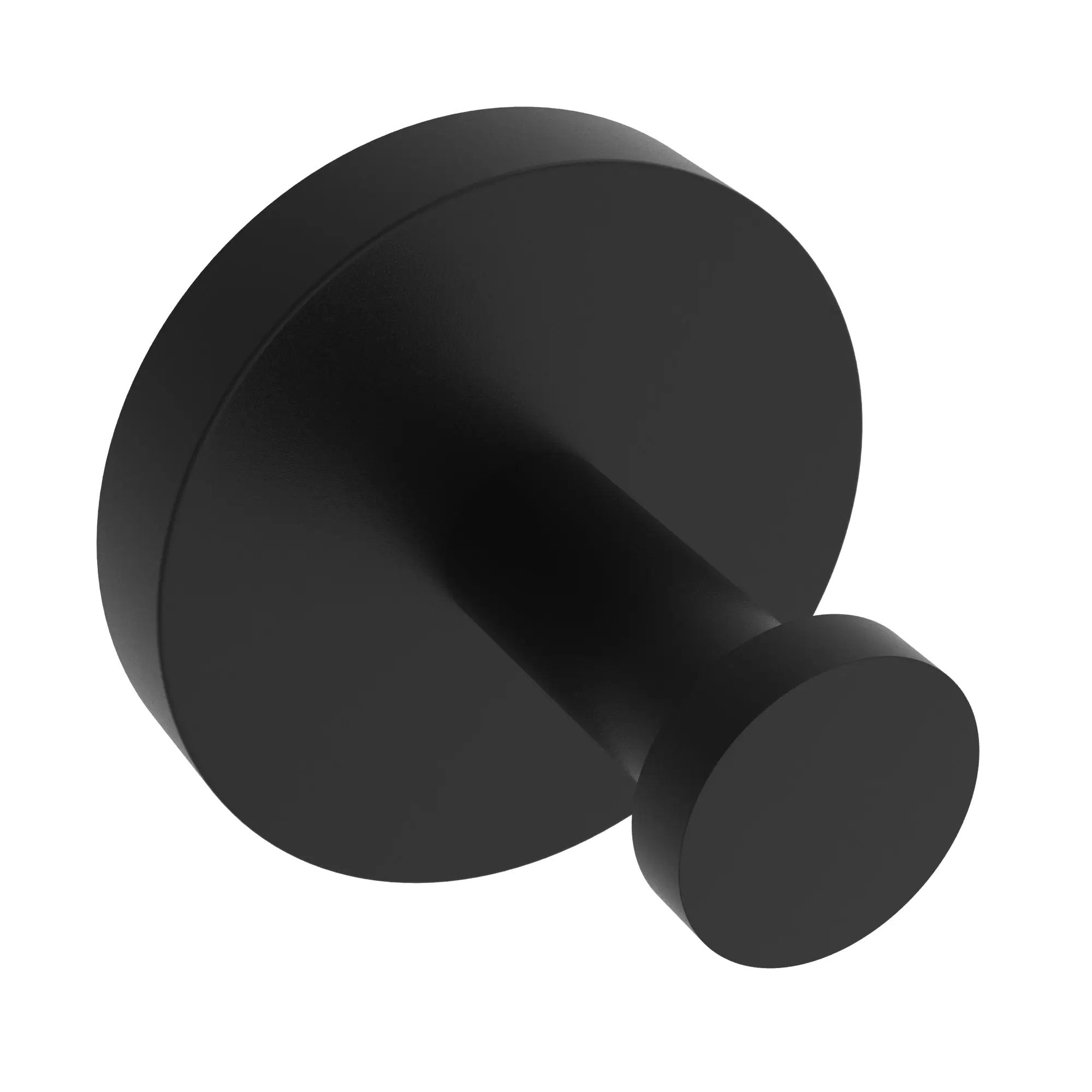 Matte black towel hook