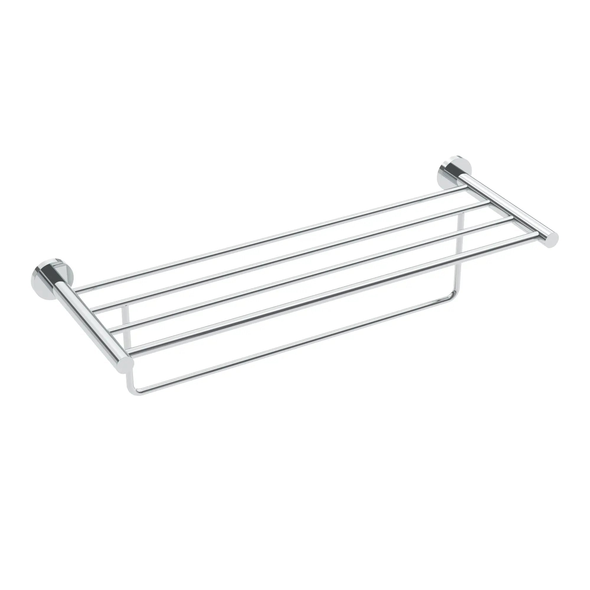 Chrome towel shelf