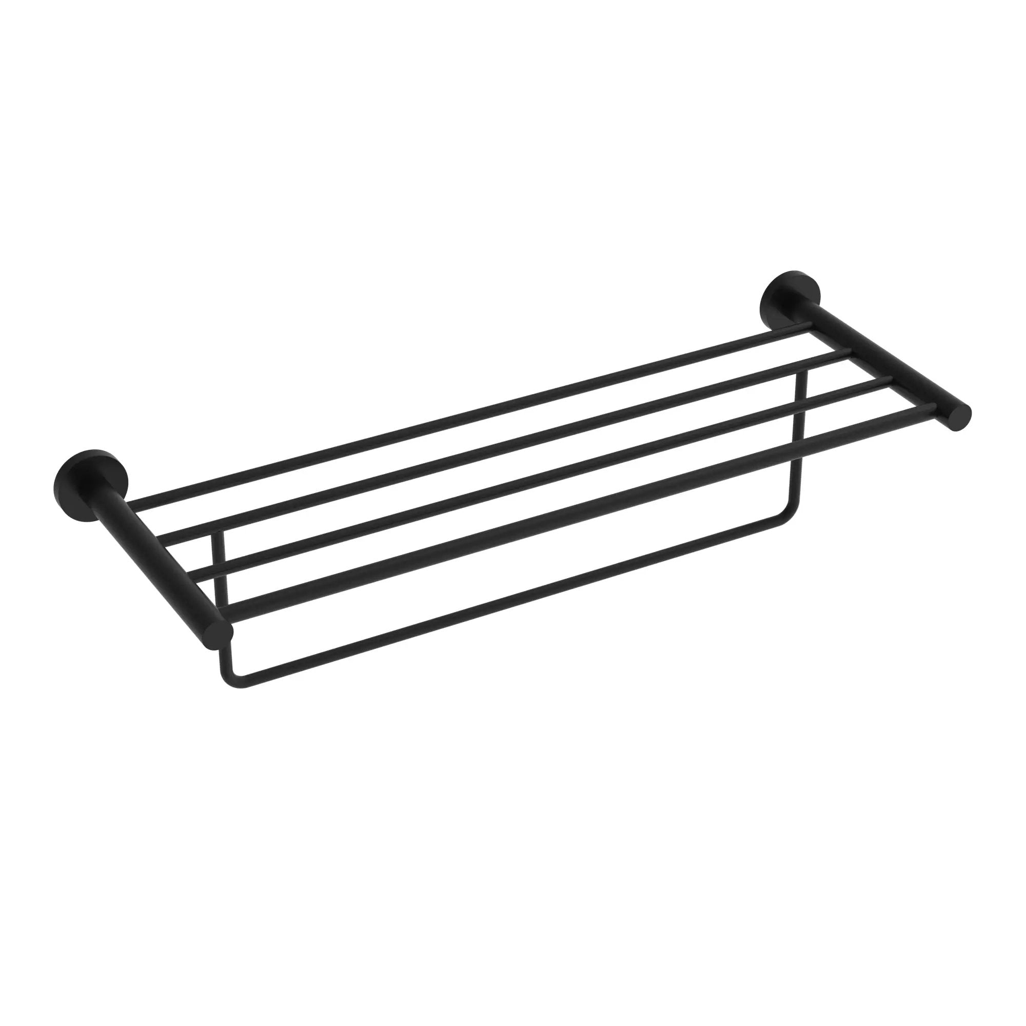 Matte black towel Shelf