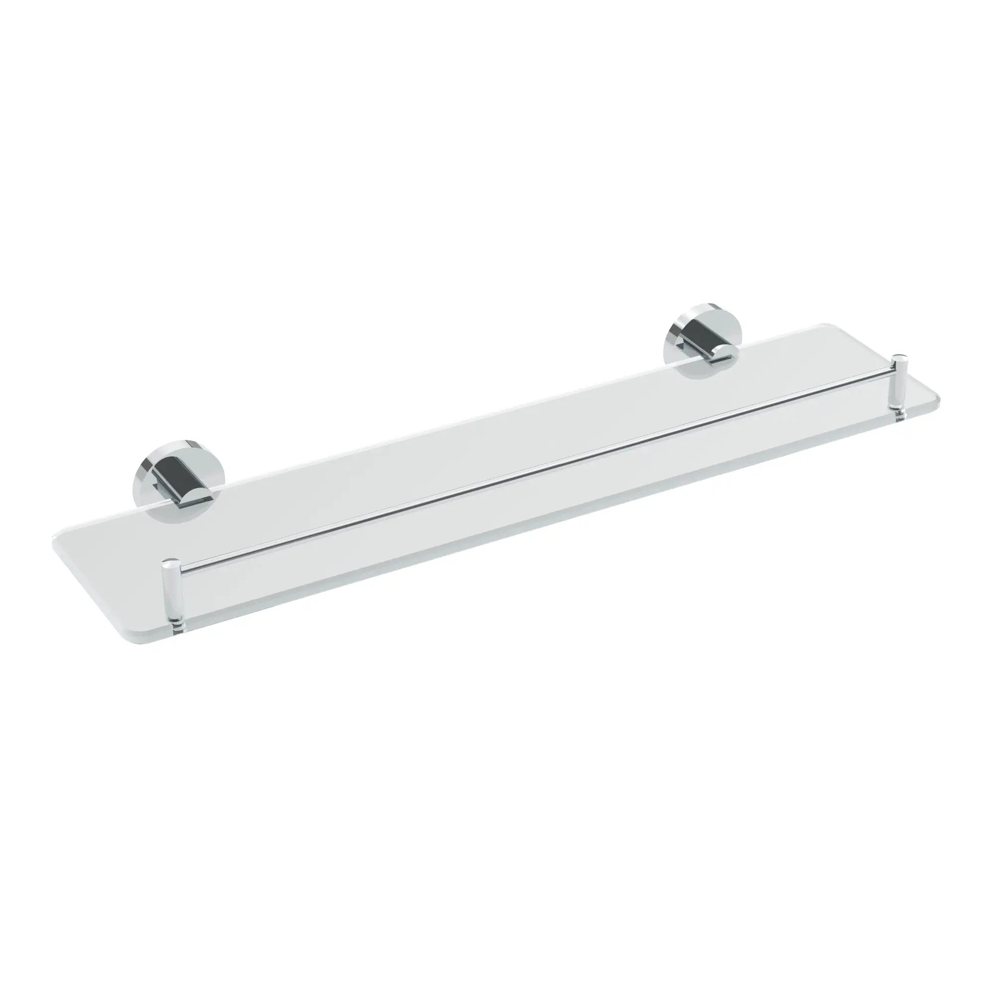 Chrome glass shelf