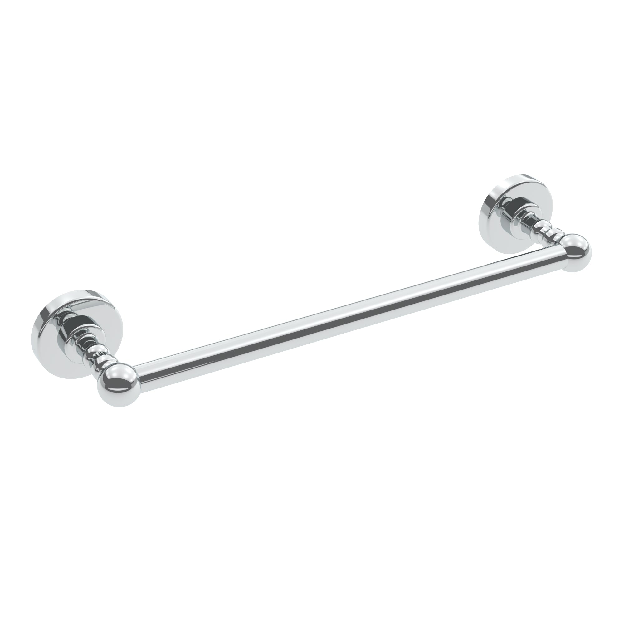 Chrome towel bar